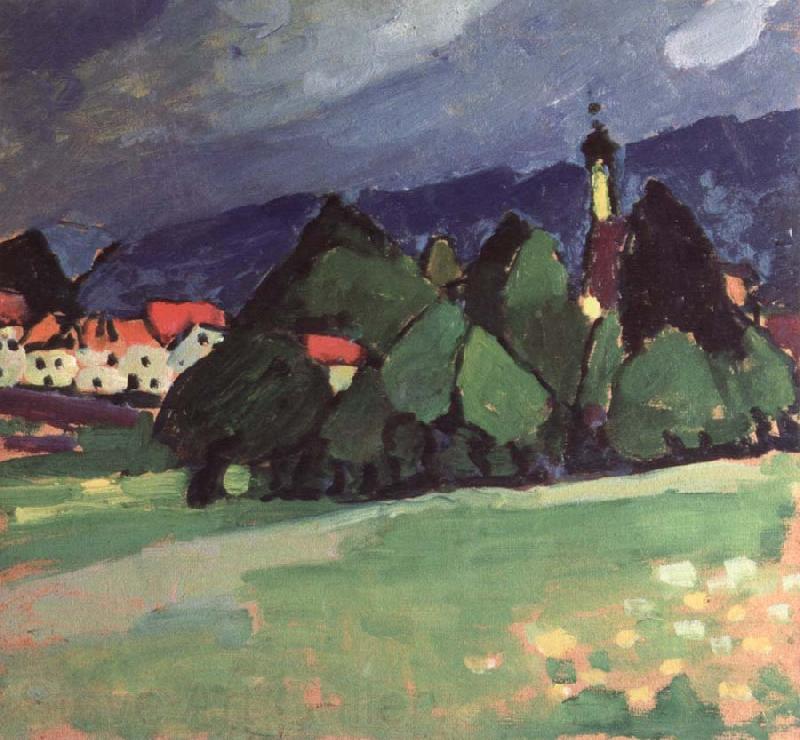 Alexei Jawlensky landscape,murnau
